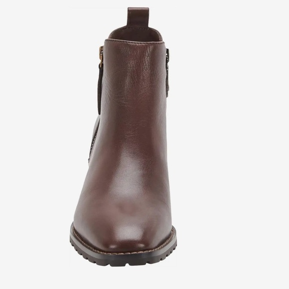 Blondo Women’s Canada Samara Brown Leather Waterproof Booties Ankle Boots NWT - Picture 8 of 15